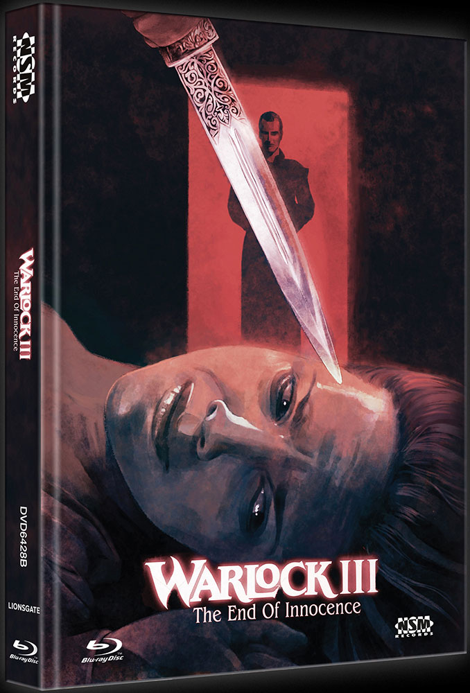 WARLOCK 3 - THE END OF INNOCENCE (Blu-Ray+DVD) - Cover B - Mediabook - Limited 500 Edition - Uncut WARLOCK 3 - THE END OF INNOCENCE (Blu-Ray+DVD) - Cover B - Mediabook - Limited 500 Edition - Uncut