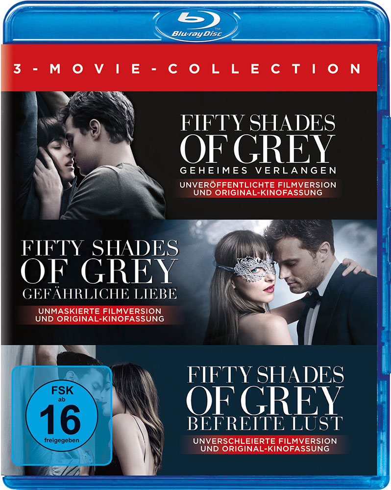 FIFTY SHADES OF GREY - 3-Movie Collection (Blu-Ray) (3Discs)