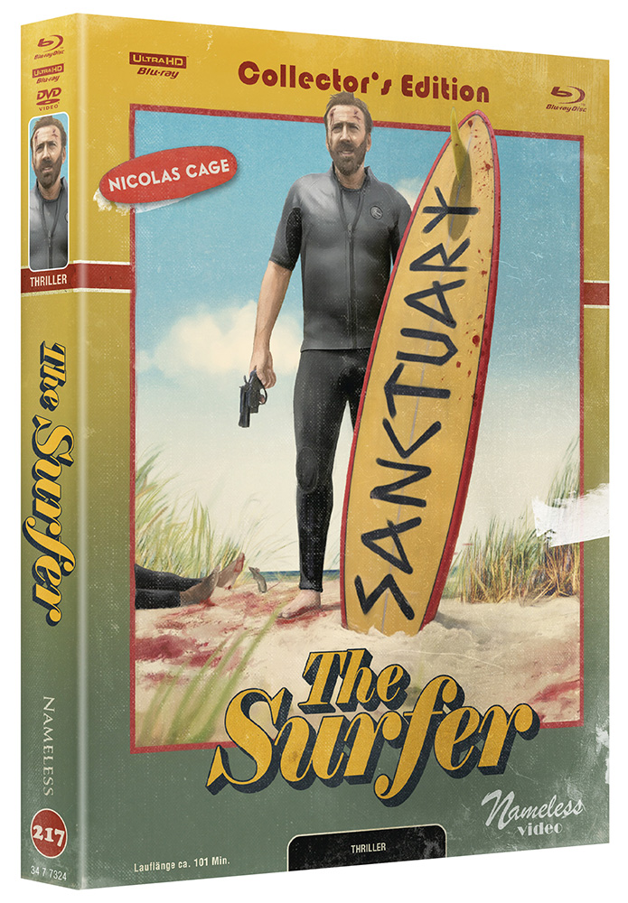 SURFER, THE (4K UHD+Blu-Ray+DVD) - Cover C - Mediabook - Limited 333 Edition