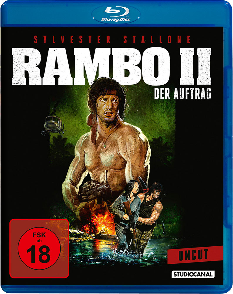 RAMBO II - DER AUFTRAG (Blu-Ray) - Remastered - Uncut