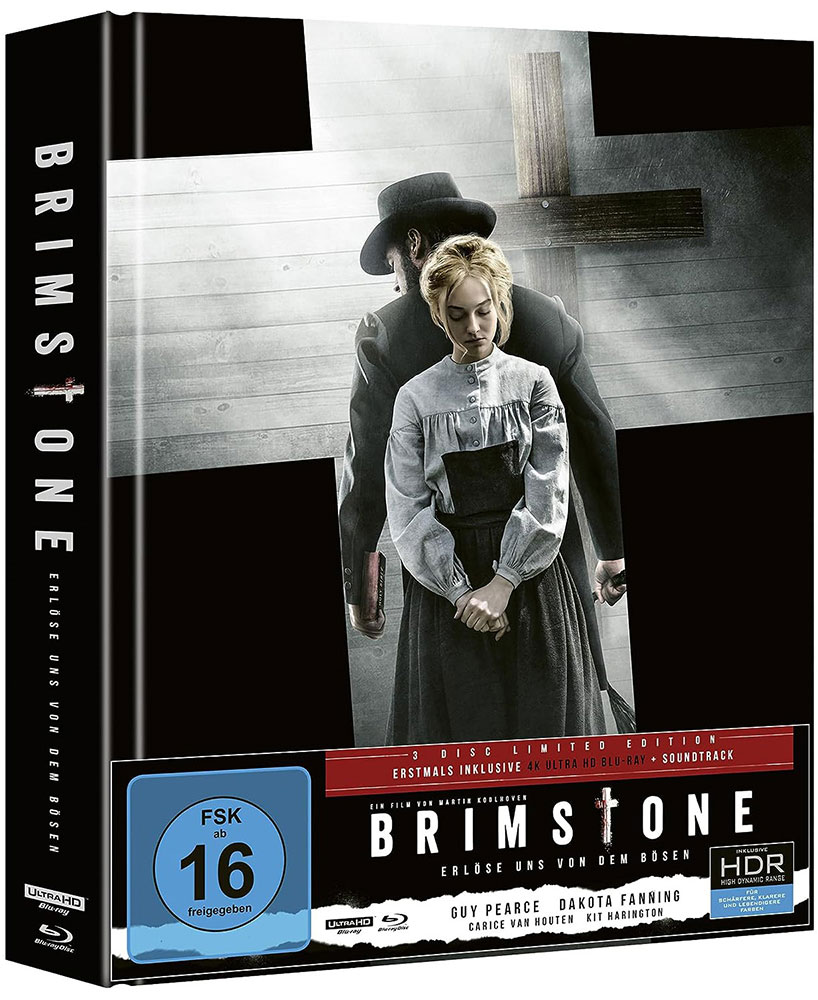 BRIMSTONE (4K UHD+Blu-Ray+CD) - Mediabook - Limited Edition