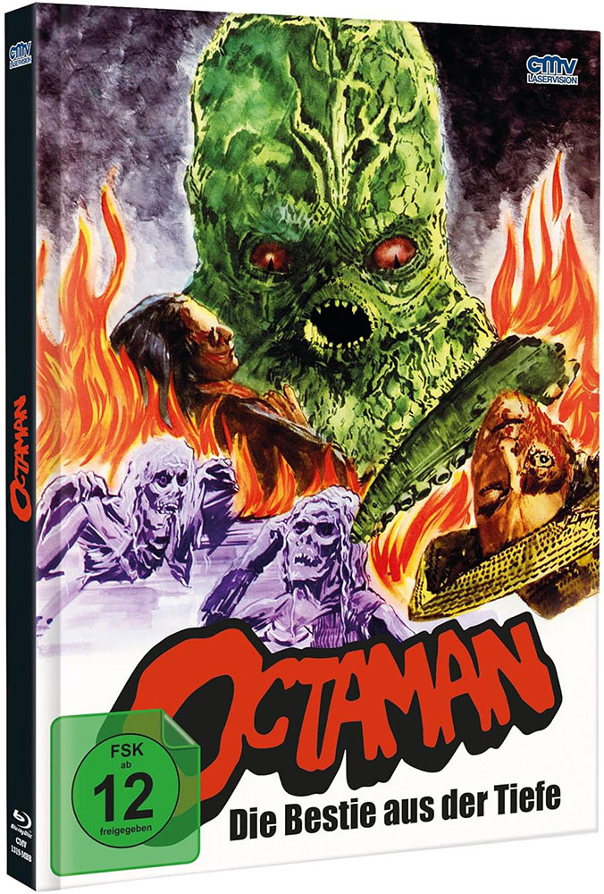 OCTAMAN - DIE BESTIE AUS DER TIEFE (Blu-Ray+DVD) - Cover A - Mediabook - Limited 399 Edition