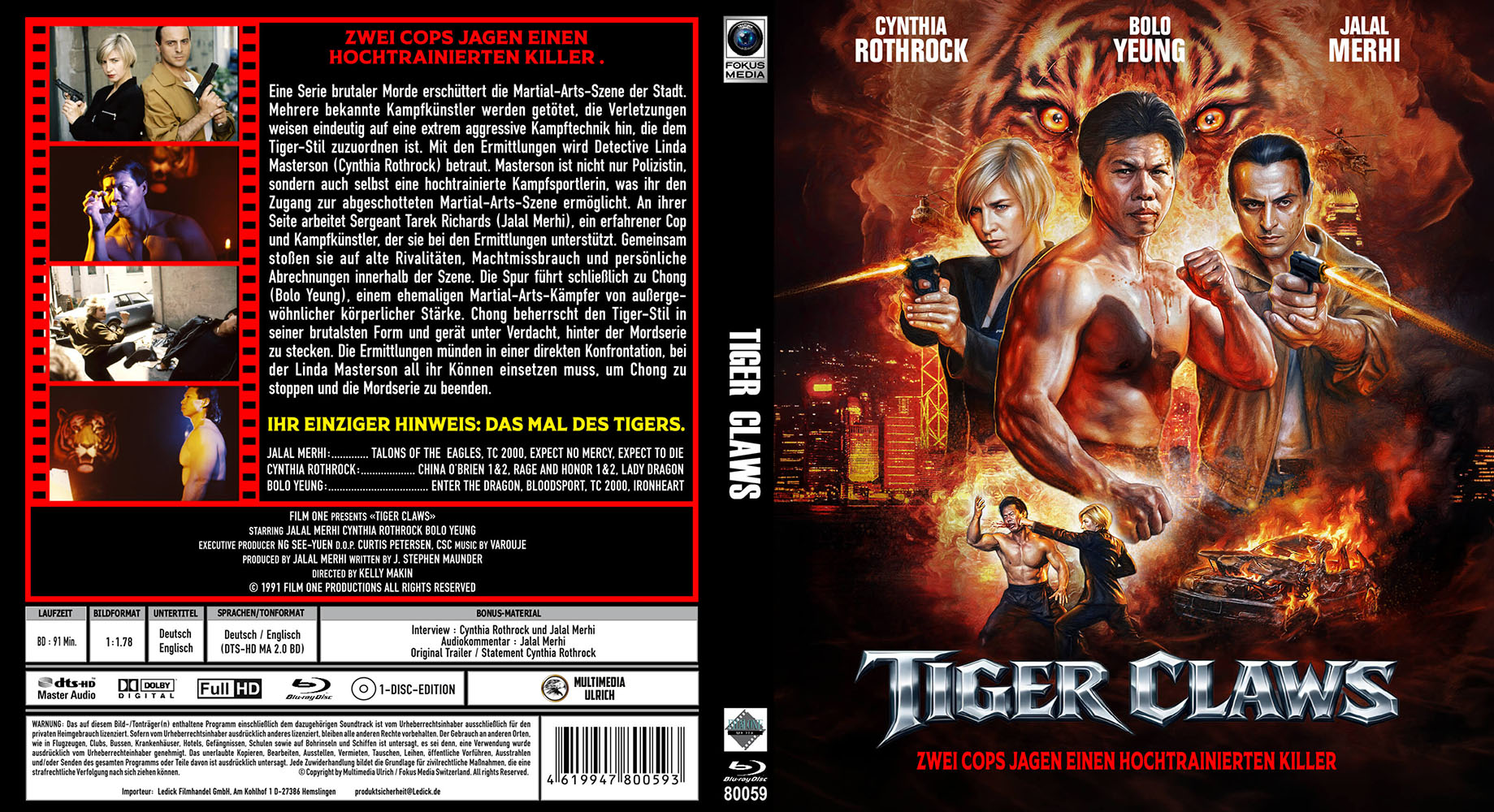 TIGER CLAWS (Blu-Ray)