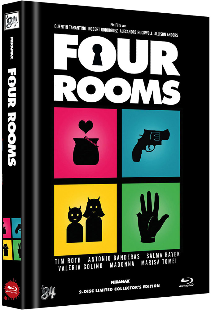 FOUR ROOMS (Blu-Ray+DVD) - Cover C - Mediabook - Limited 222 Edition
