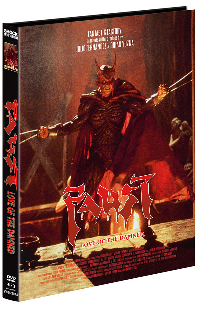 FAUST - LOVE OF THE DAMNED (Blu-Ray+DVD) - Cover A - Mediabook - Limited 666 Edition