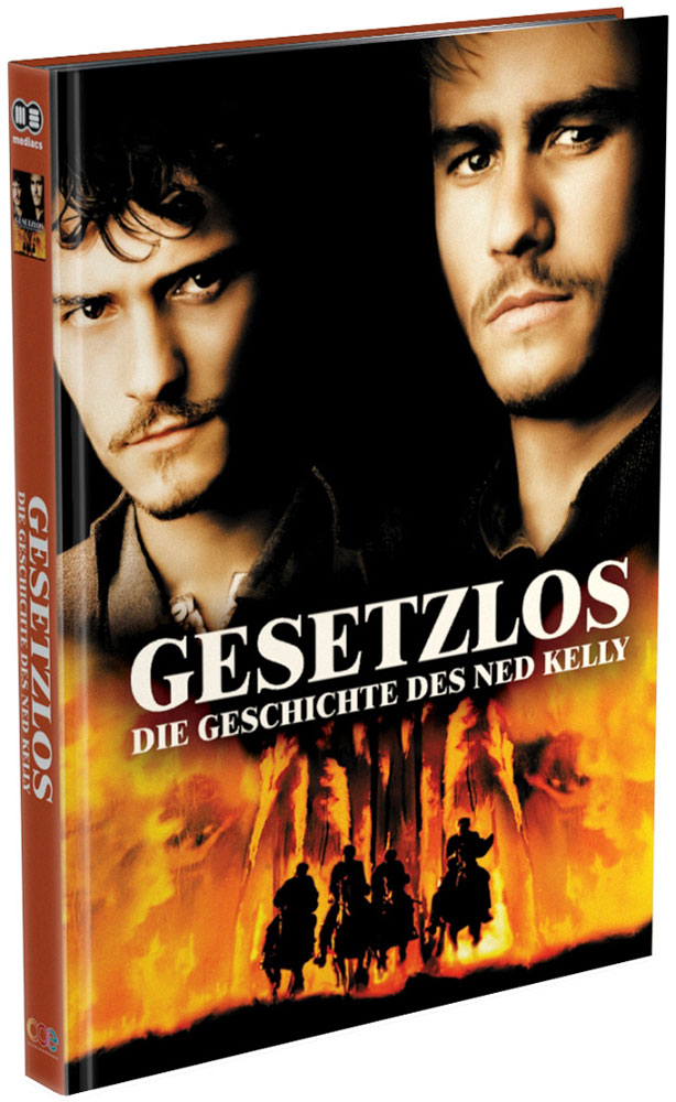 GESETZLOS - DIE GESCHICHTE DES NED KELLY (Blu-Ray+DVD) - Cover A - Mediabook - Limited 333 Edition