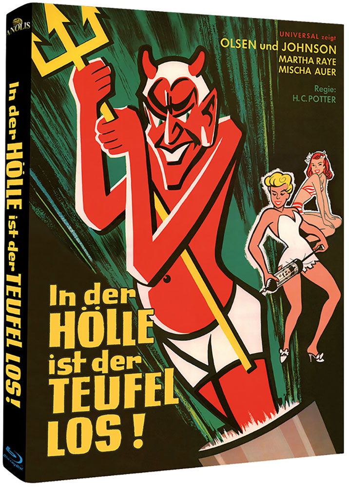 IN DER HÖLLE IST DER TEUFEL LOS (HELLZAPOPPIN) (s/w) (Blu-Ray) - Cover A - Mediabook - Limited Edition