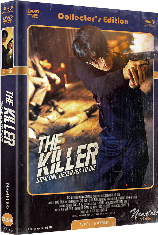 KILLER, THE - SOMEONE DESERVES TO DIE (Blu-Ray+DVD) - Cover D - Mediabook - Limited 444 Edition