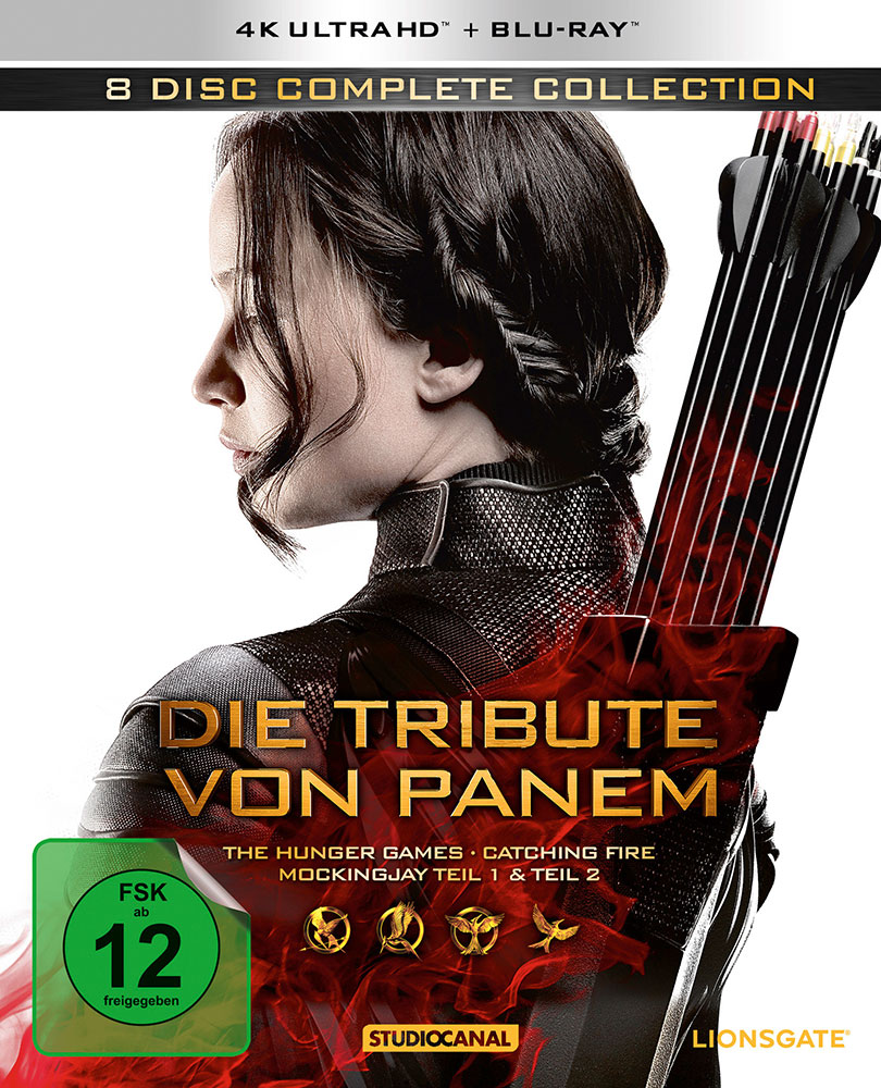 TRIBUTE VON PANEM, DIE - Complete Collection (4K UHD+Blu-Ray) (8Discs)