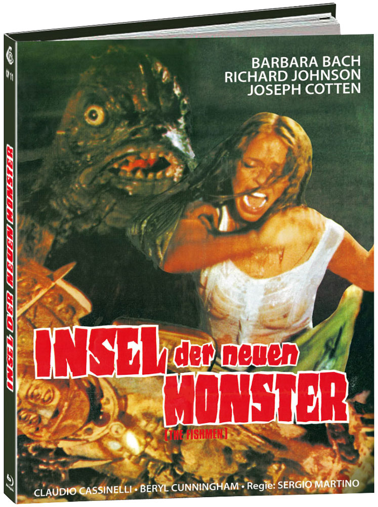 INSEL DER NEUEN MONSTER (ISLAND OF FISHMEN / LA ISOLA DEGLI UOMINI PESCE) (Blu-Ray) - Cover A - Mediabook - Limited 450 Edition
