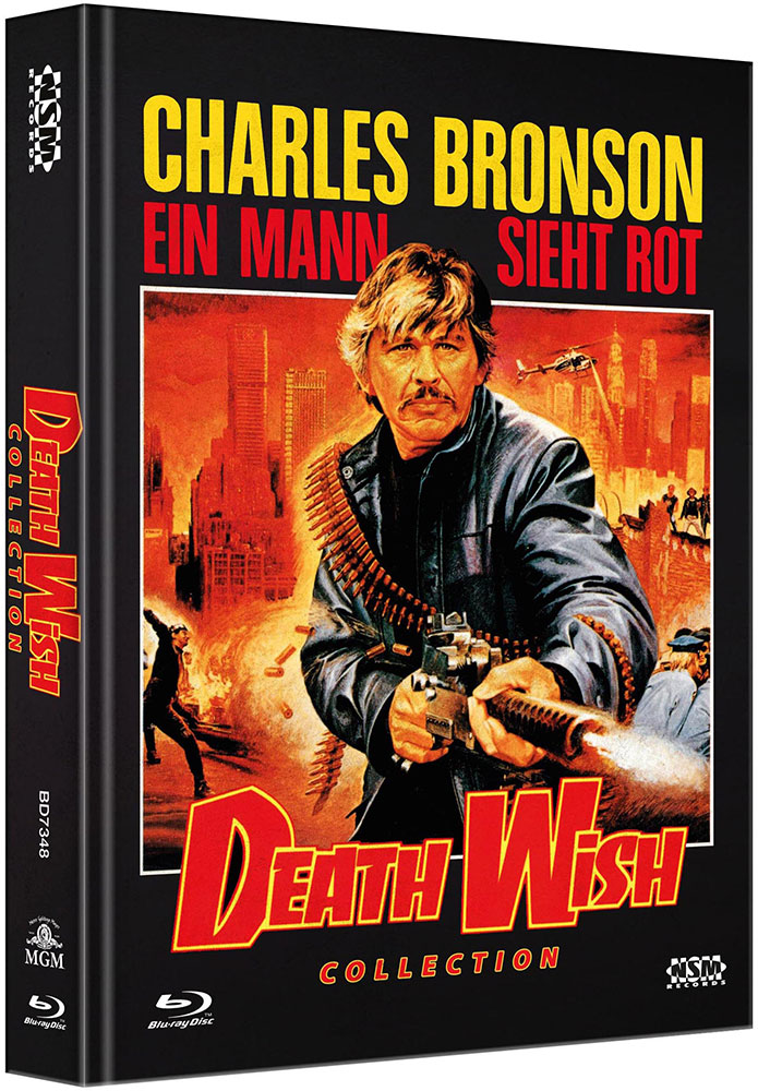 DEATH WISH 1-5 (Blu-Ray) (5Discs) - Mediabook - Limited Edition - Uncut