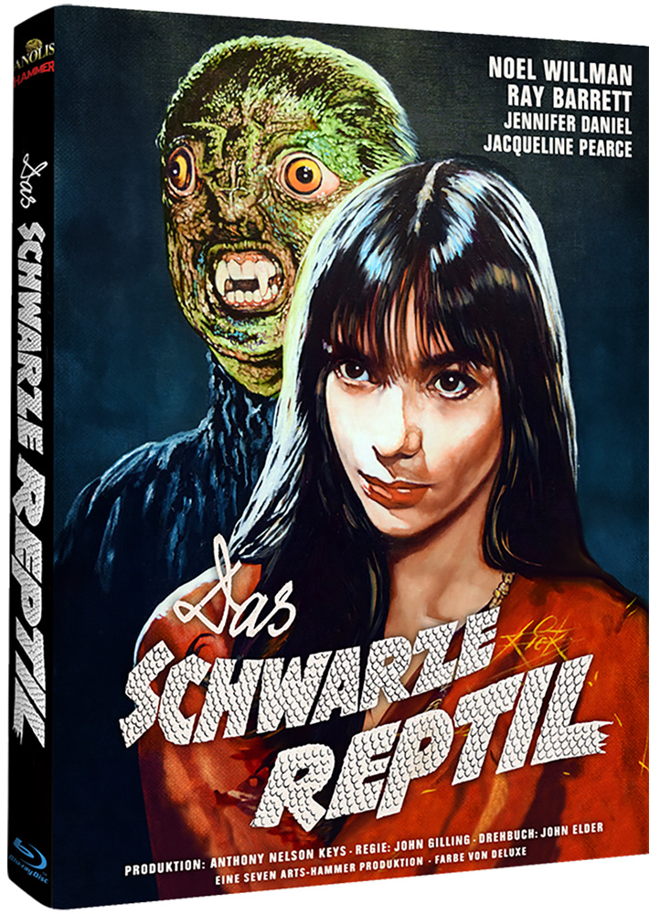 SCHWARZE REPTIL, DAS (Blu-Ray) - Cover C - Mediabook - Limited 222 Edition