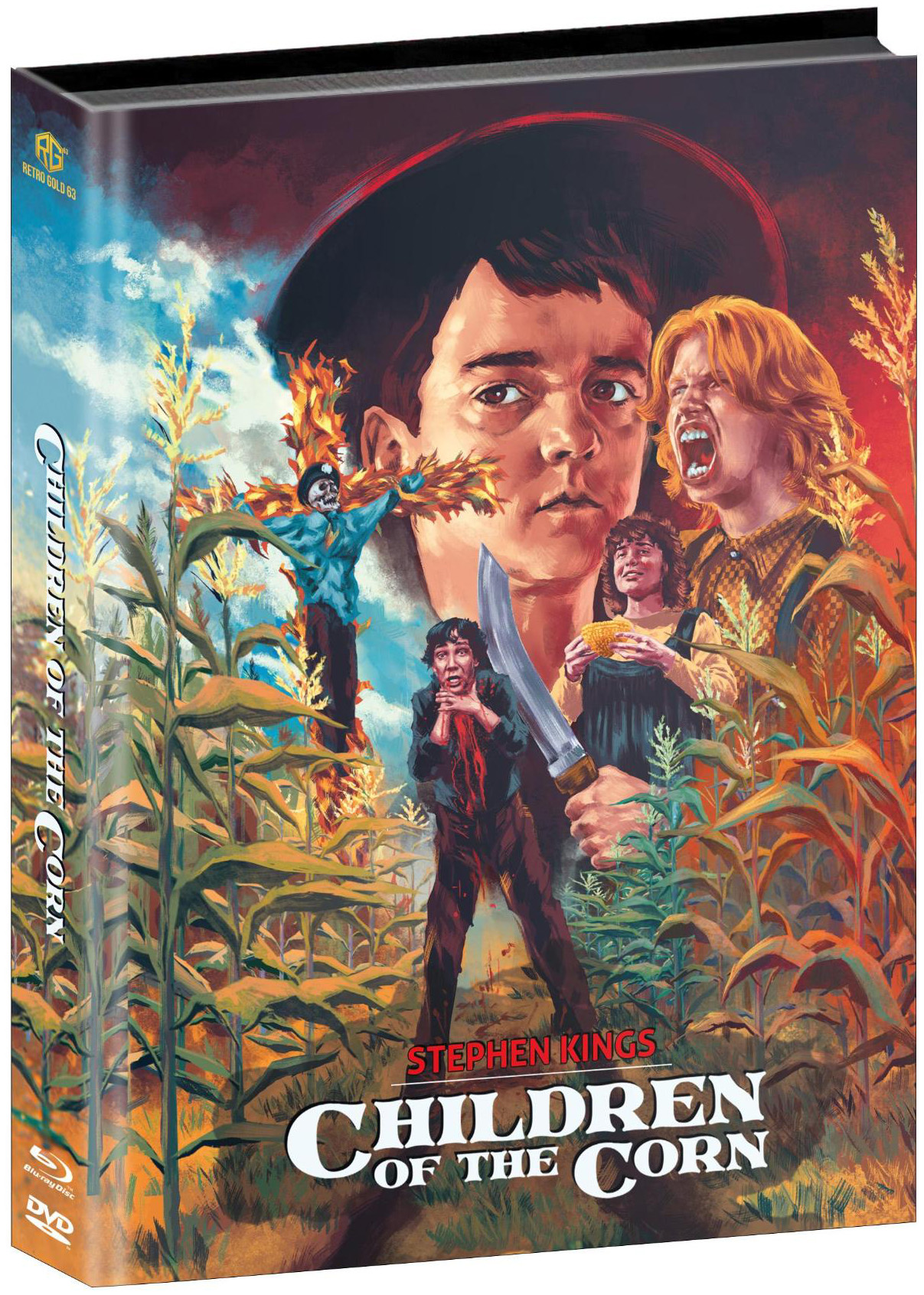 KINDER DES ZORNS 1 (Blu-Ray+DVD) - Mediabook (Wattiert) - Limited 200 Edition
