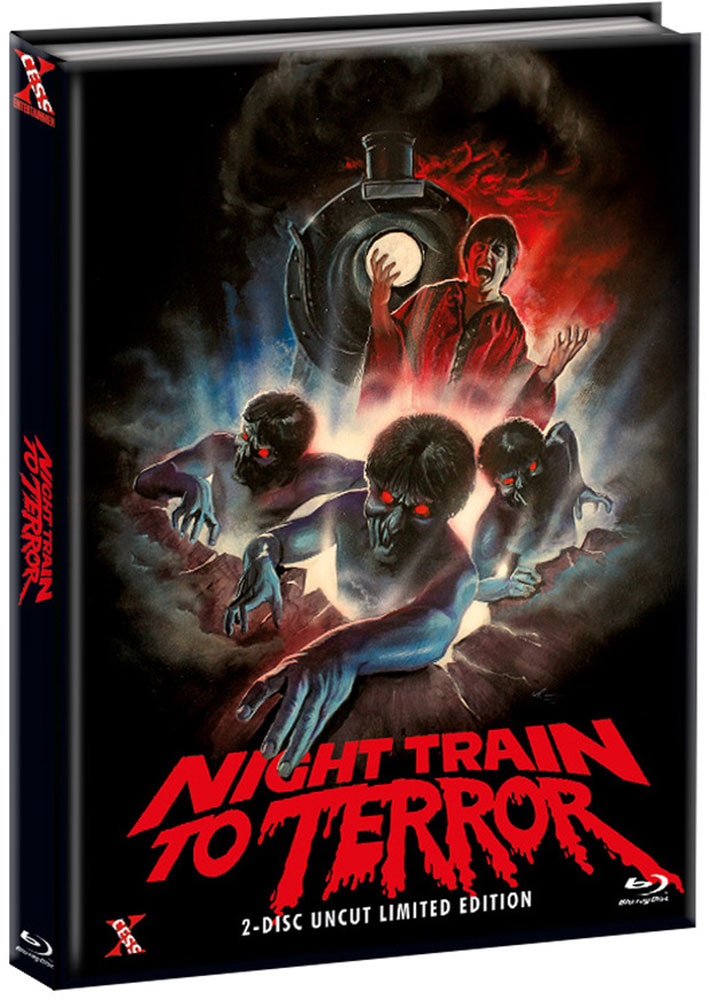NIGHT TRAIN TO TERROR (Blu-Ray+DVD) - Cover B - Mediabook - Limited 333 Edition