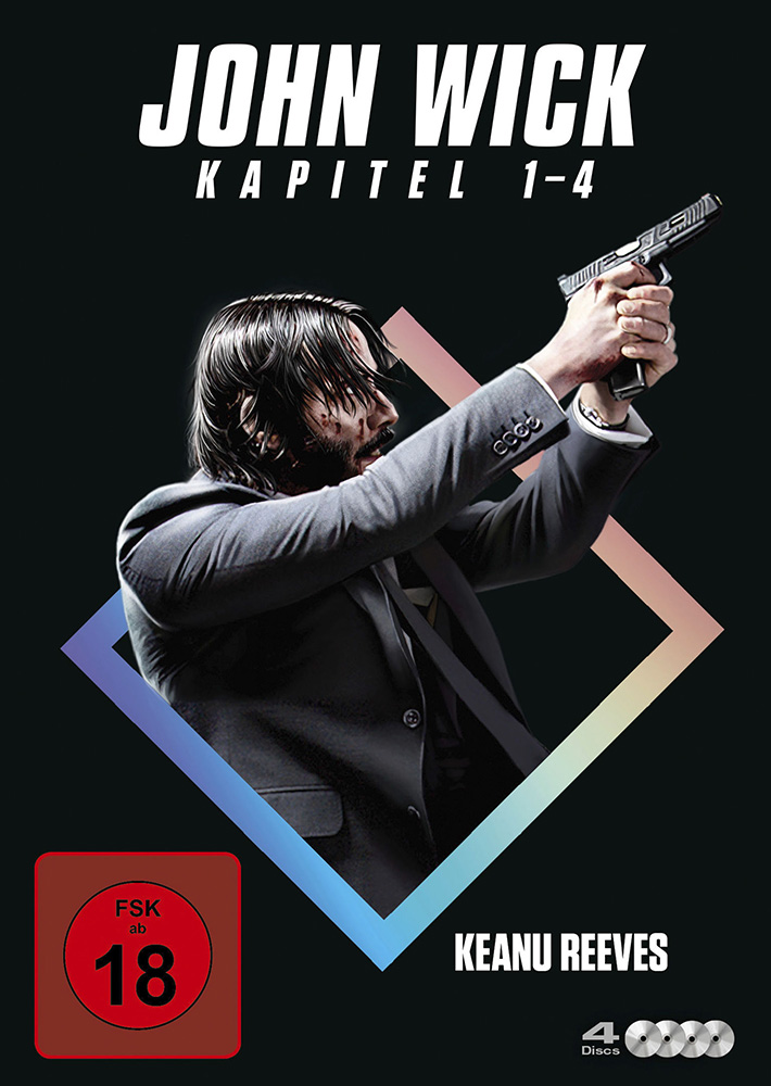 JOHN WICK: Kapitel 1-4 (4DVD)