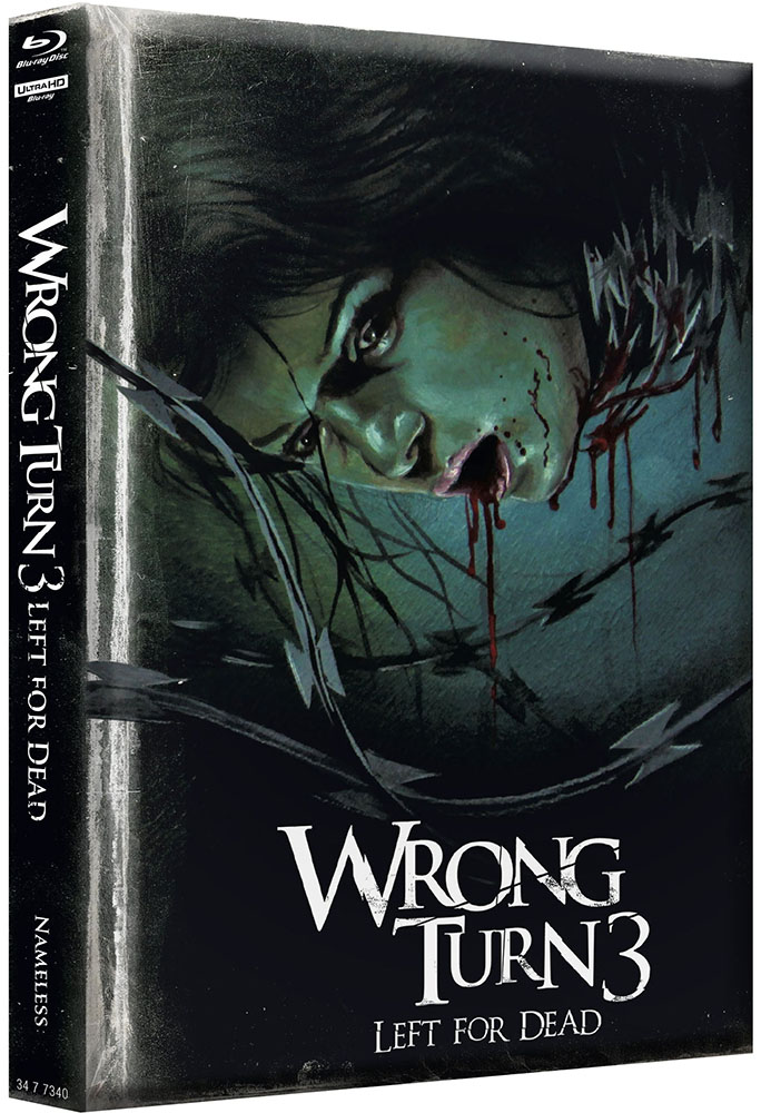 WRONG TURN 3 - LEFT FOR DEAD (4K UHD+Blu-Ray) - Cover B - Mediabook (Wattiert) - Limited 222 Edition