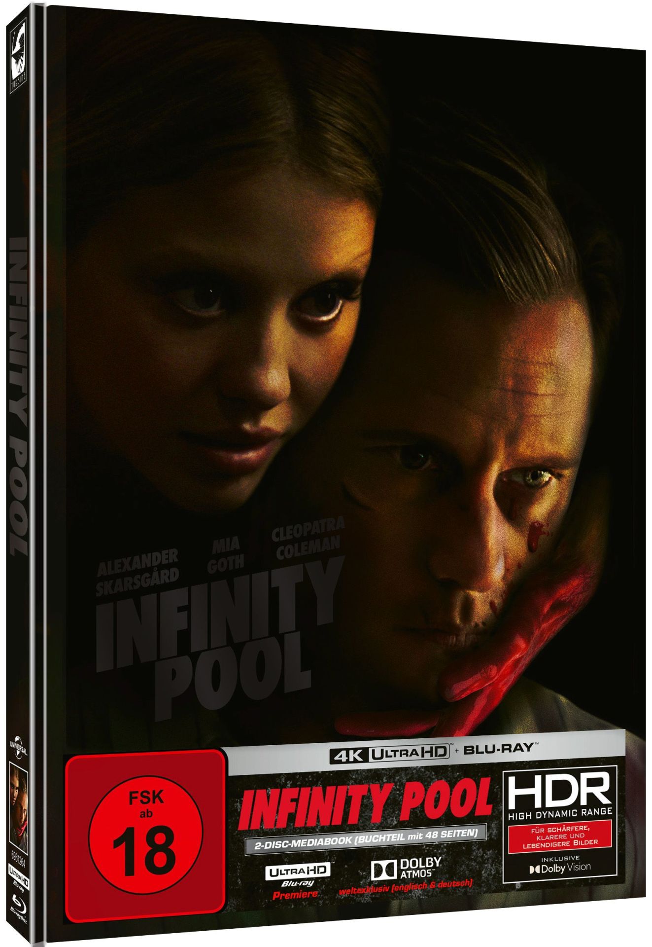 INFINITY POOL (4K UHD+Blu-Ray) - Cover D - Mediabook - Limited 666 Edition