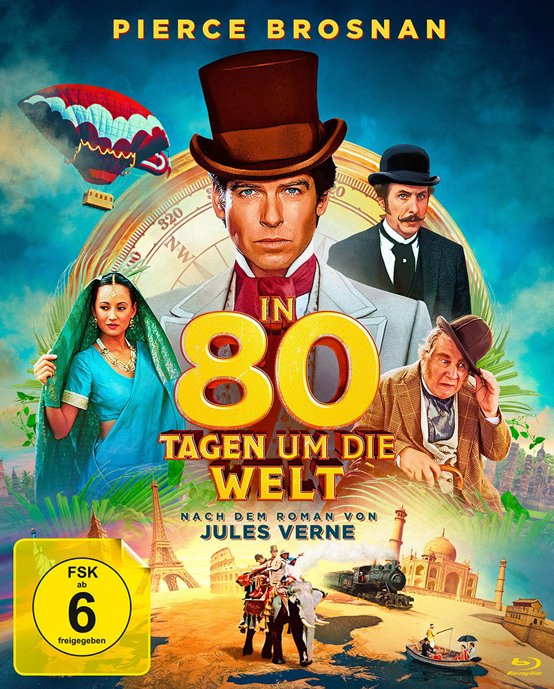 IN 80 TAGEN UM DIE WELT (Blu-Ray) (2Discs) - Digipak