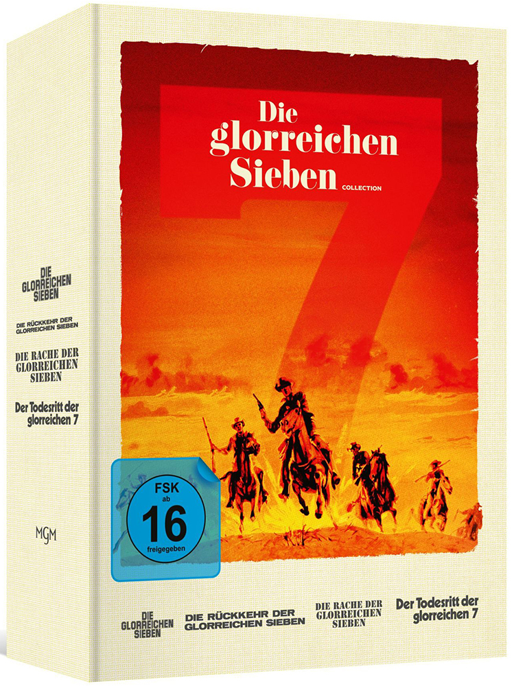 GLORREICHEN SIEBEN COLLECTION, DIE (4K UHD+5Blu-Rays) - Limited 4-Movie Collection Edition - Neuauflage