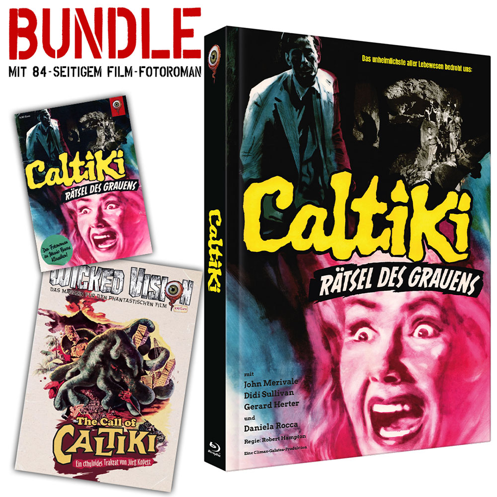 CALTIKI - RÄTSEL DES GRAUENS (Blu-Ray+DVD) - Cover A - Mediabook + Fotoroman - Limited Edition