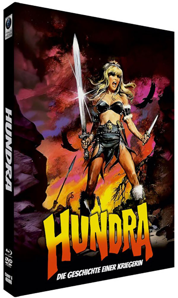 HUNDRA - DIE GESCHICHTE EINER KRIEGERIN (Blu-Ray+DVD) - Cover A - Mediabook - Limited 222 Edition