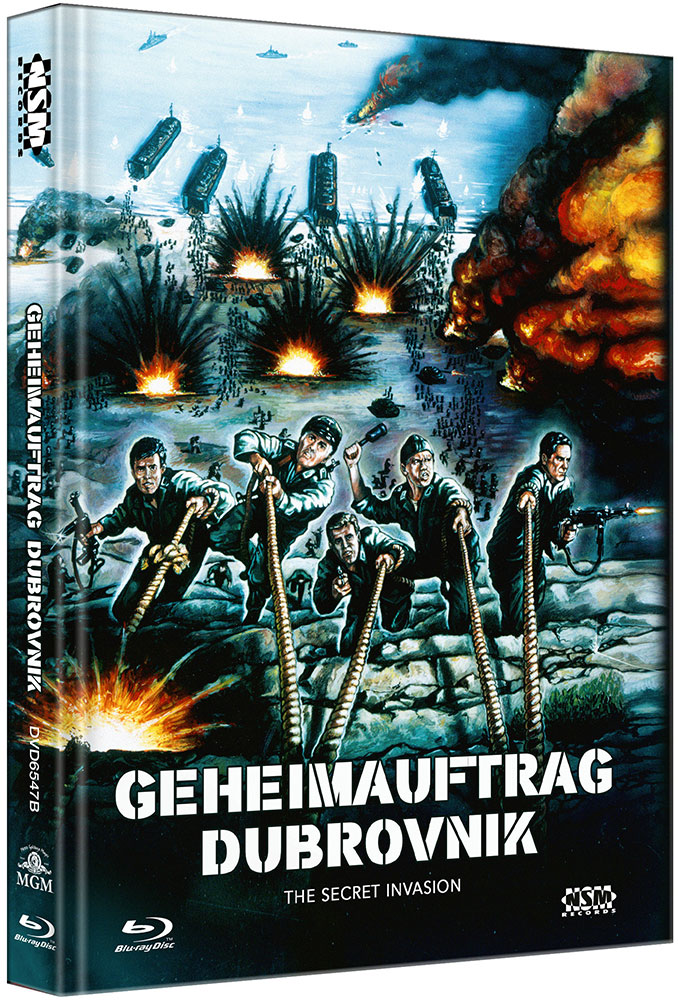 GEHEIMAUFTRAG DUBROVNIK (SECRET INVASION) (Blu-Ray+DVD) - Cover B - Mediabook - Limited 111 Edition GEHEIMAUFTRAG DUBROVNIK (SECRET INVASION) (Blu-Ray+DVD) - Cover B - Mediabook - Limited 111 Edition