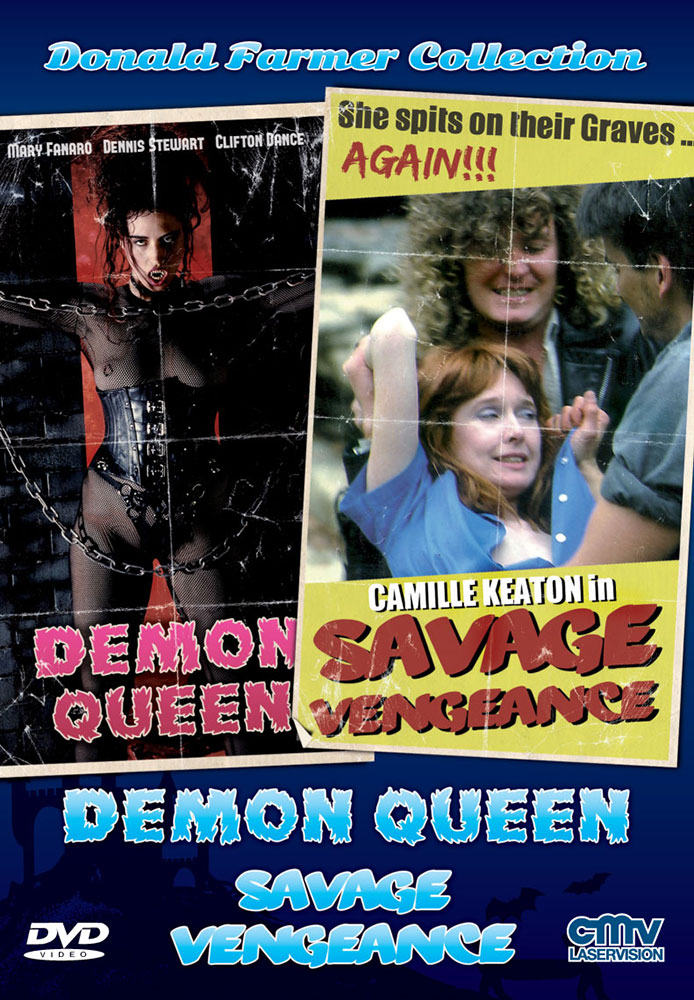 DONALD FARMER COLLECTION (OmU) (2DVD) (555, Demon Queen & Savage Vengeance) Cover B -kleine Hartbox