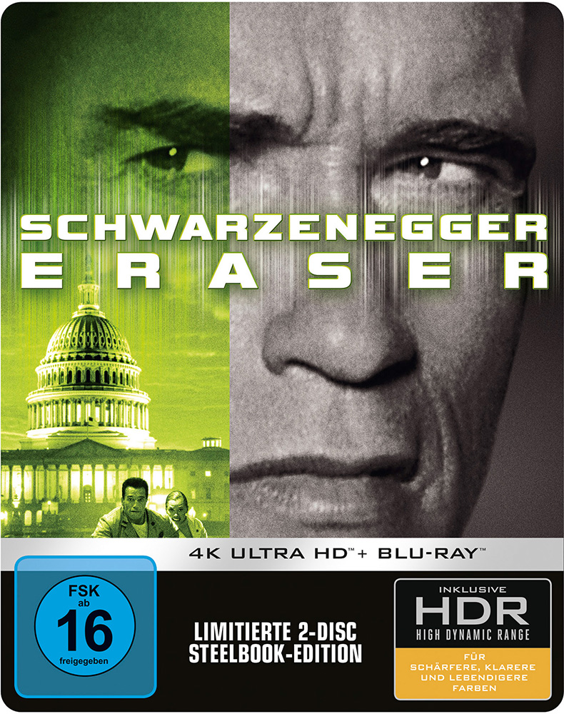 ERASER (4K UHD+Blu-Ray) - Limited SteelBook Edition