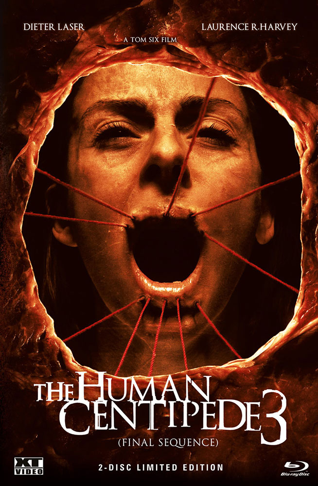 HUMAN CENTIPEDE 3 (Blu-Ray+DVD) - Cover B - große Hartbox - Limited 66 Edition