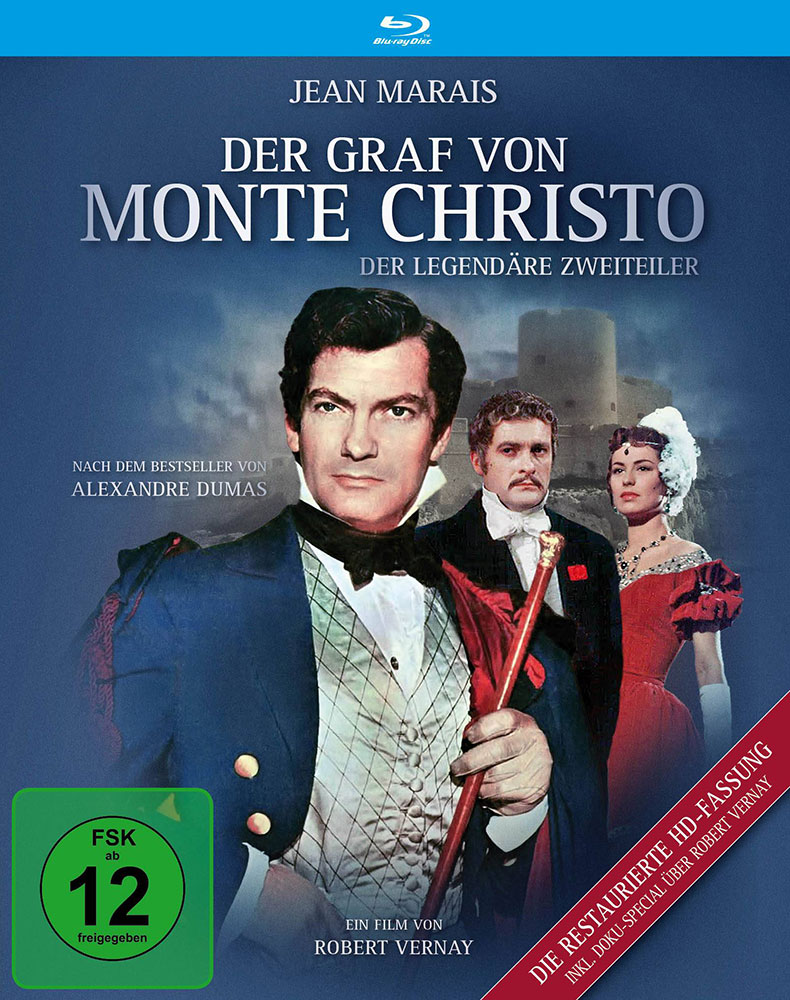 GRAF VON MONTE CHRISTO, DER - Teil 1&2 (Blu-Ray) - Remastered
