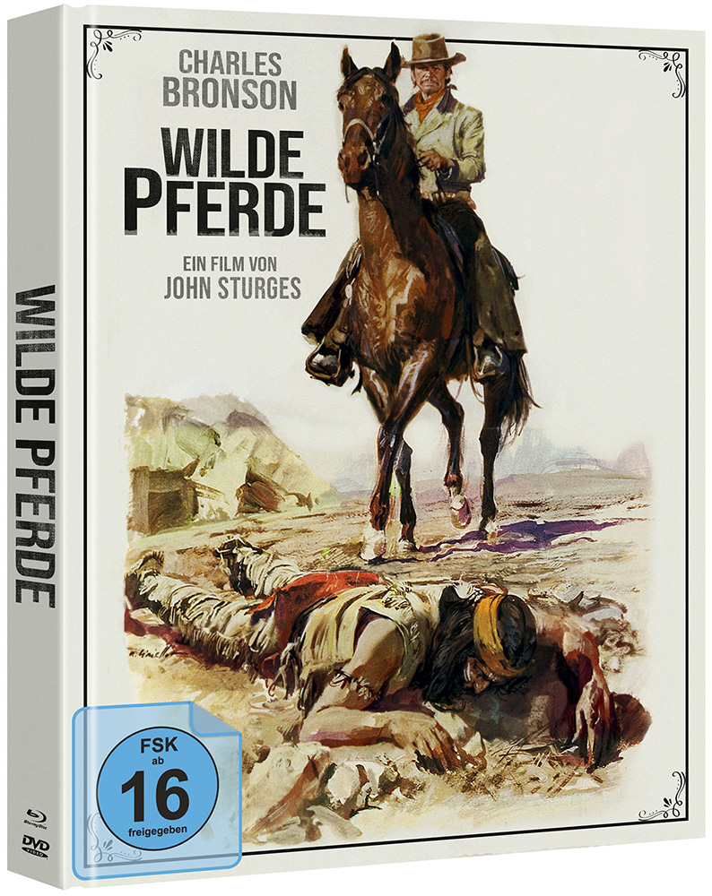 WILDE PFERDE (Blu-Ray+DVD) - Cover A - Mediabook - Limited Edition - Charles Bronson