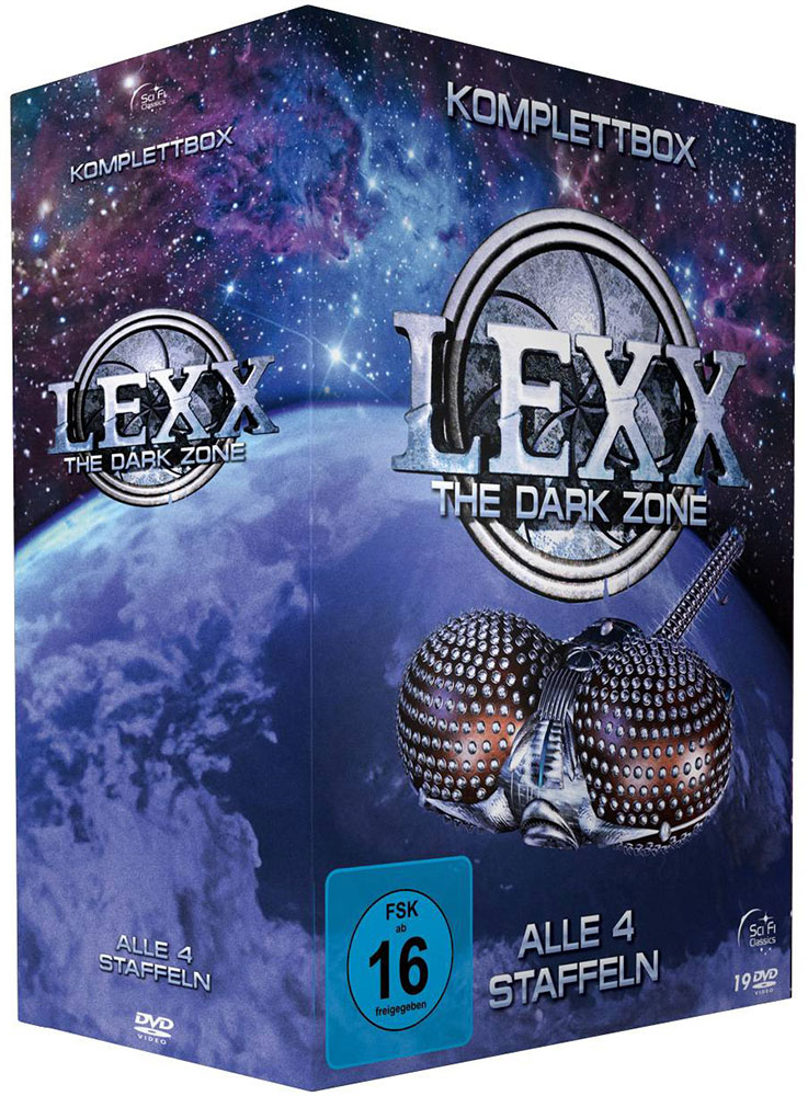 LEXX - THE DARK ZONE - Komplettbox (19 DVDs) -  alle 4 Staffeln