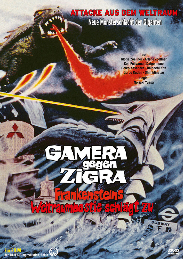 GAMERA GEGEN ZIGRA - FRANKENSTEINS WELTRAUMBESTIE SCHLÄGT ZU