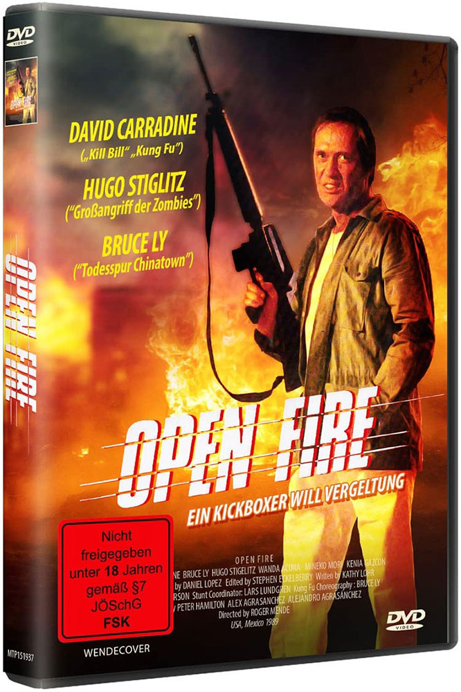OPEN FIRE - EIN KICKBOXER WILL VERGELTUNG - Cover A - Uncut