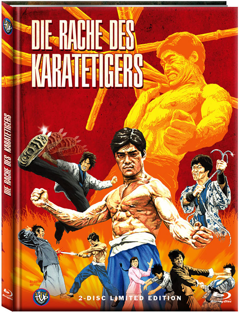 RACHE DES KARATETIGERS, DIE (Blu-Ray+DVD) - Cover C - Mediabook - Limited 333 Edition - Uncut