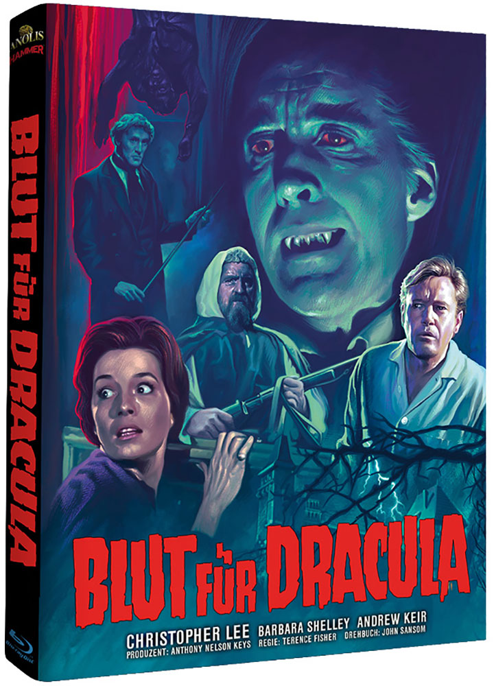 BLUT FÜR DRACULA (Blu-Ray) (2Discs) - Cover H - Mediabook - Limited 222 Edition