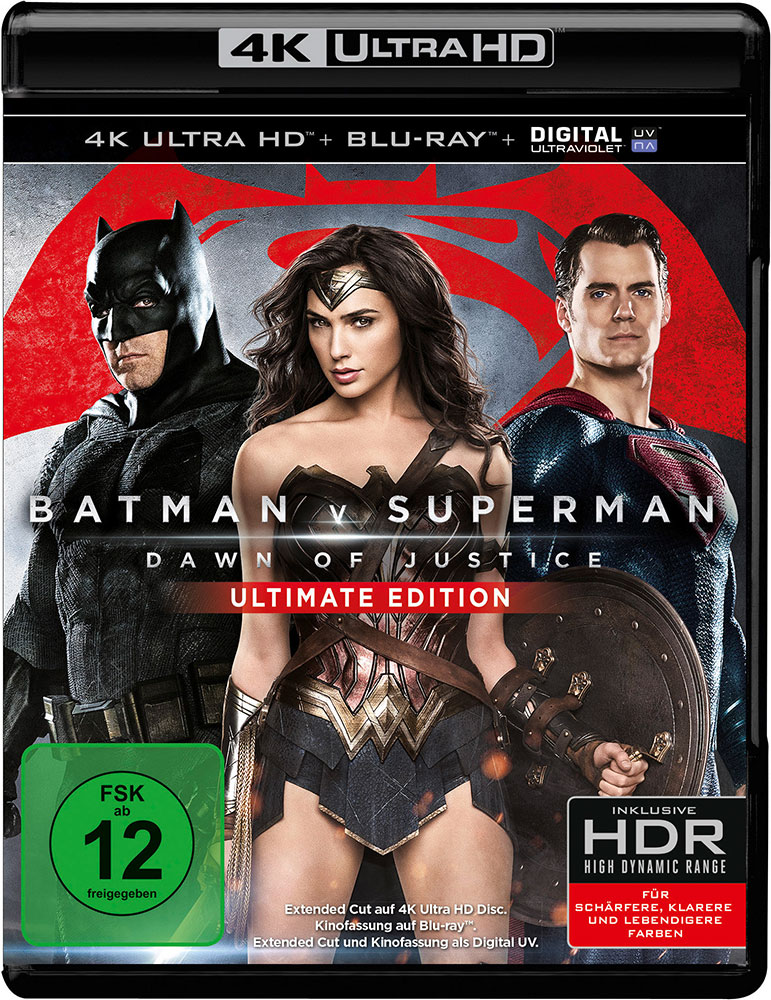 BATMAN V SUPERMAN: DAWN OF JUSTICE (4K UHD+Blu-Ray) - Ultimate Edition