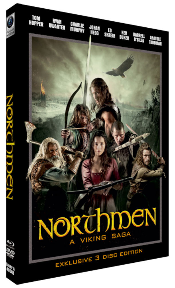 NORTHMEN - A VIKING SAGA (2Blu-Ray+DVD) - Cover A - Mediabook - Limited 222 Edition