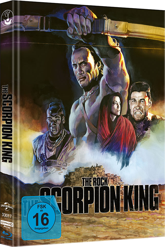 SCORPION KING, THE (4K UHD+Blu-Ray) - Cover A - Mediabook - Limited 555 Edition