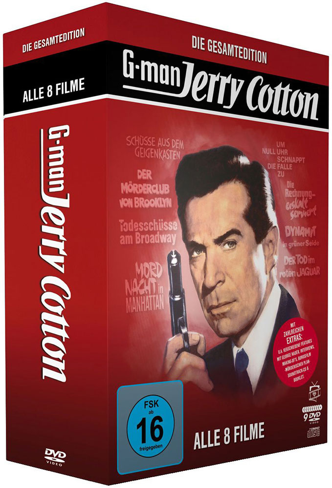 JERRY COTTON - DIE GESAMTEDITION (8 Filme) (8DVD)