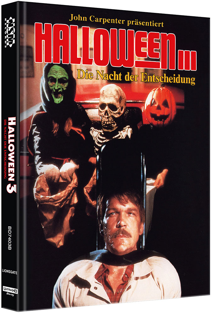 HALLOWEEN 3 (4K UHD+Blu-Ray) - Cover B - Mediabook - Limited 444 Edition - Uncut