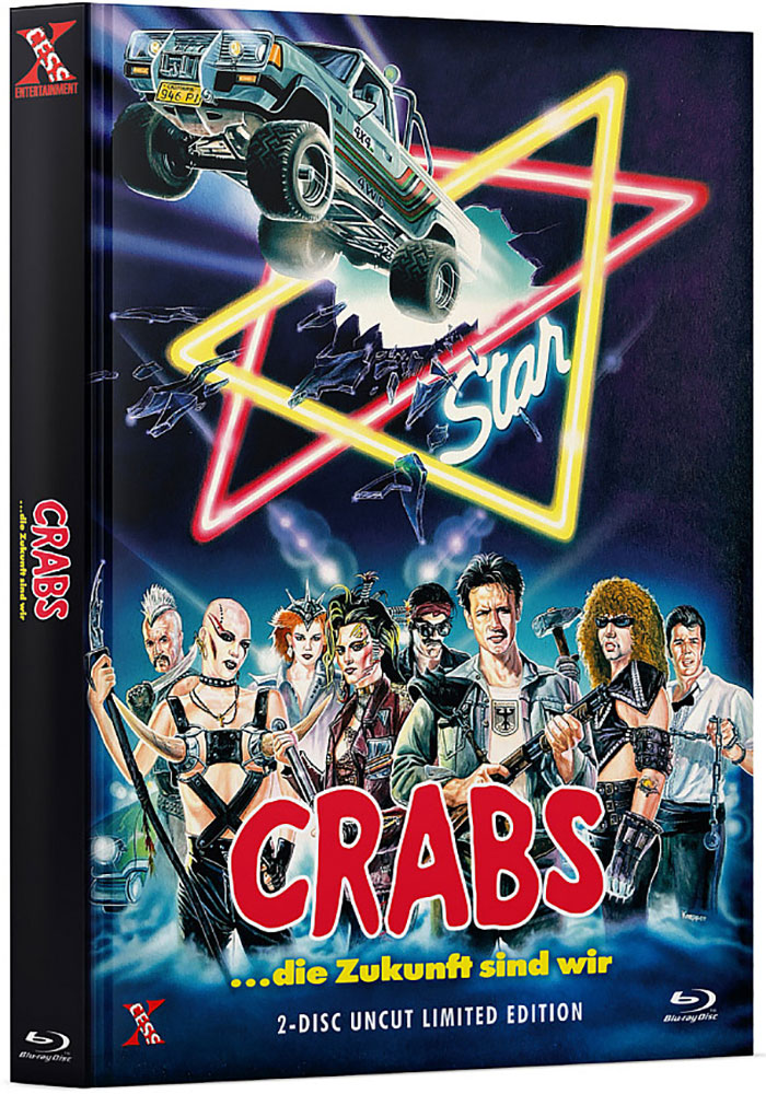 DEAD END DRIVE-IN (CRABS …DIE ZUKUNFT SIND WIR) (Blu-Ray+DVD) - Cover A - Mediabook - Limited 333 Edition