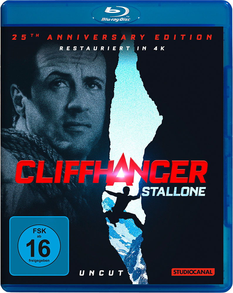 CLIFFHANGER (Blu-Ray) - 25th Anniversary Edition - 4K Remastered
