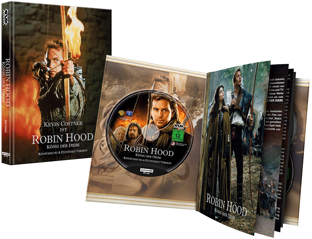 ROBIN HOOD - KÖNIG DER DIEBE (4K UHD+2Blu-Rays) - Cover A - Mediabook - Limited Edition
