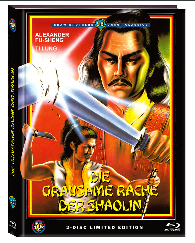GRAUSAME RACHE DER SHAOLIN, DIE (Blu-Ray+DVD) - Cover C - Mediabook - Limited 250 Edition