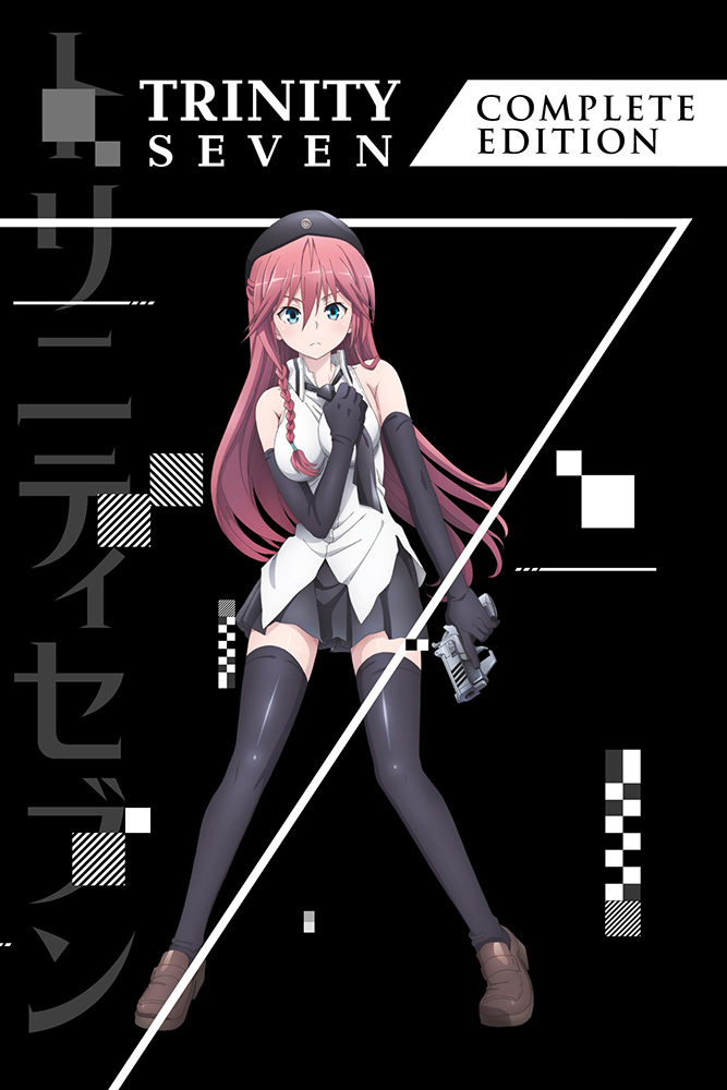 TRINITY SEVEN - Complete Edition (Die komplette Serie + Filme + OVA) (Blu-Ray) (5Discs)