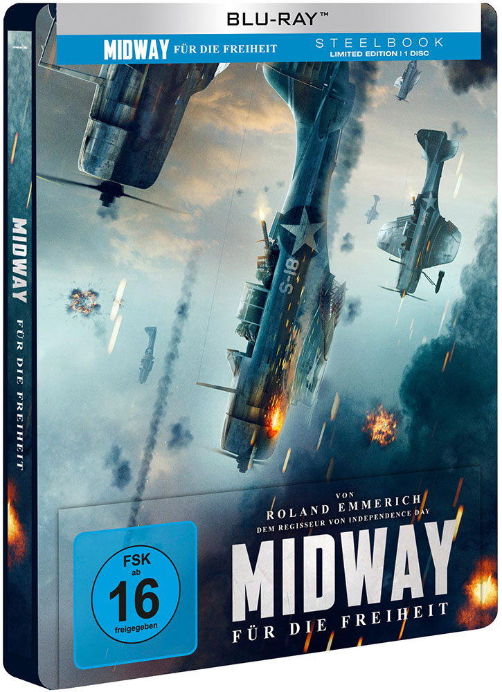 MIDWAY - FÜR DIE FREIHEIT (Blu-Ray) - SteelBook