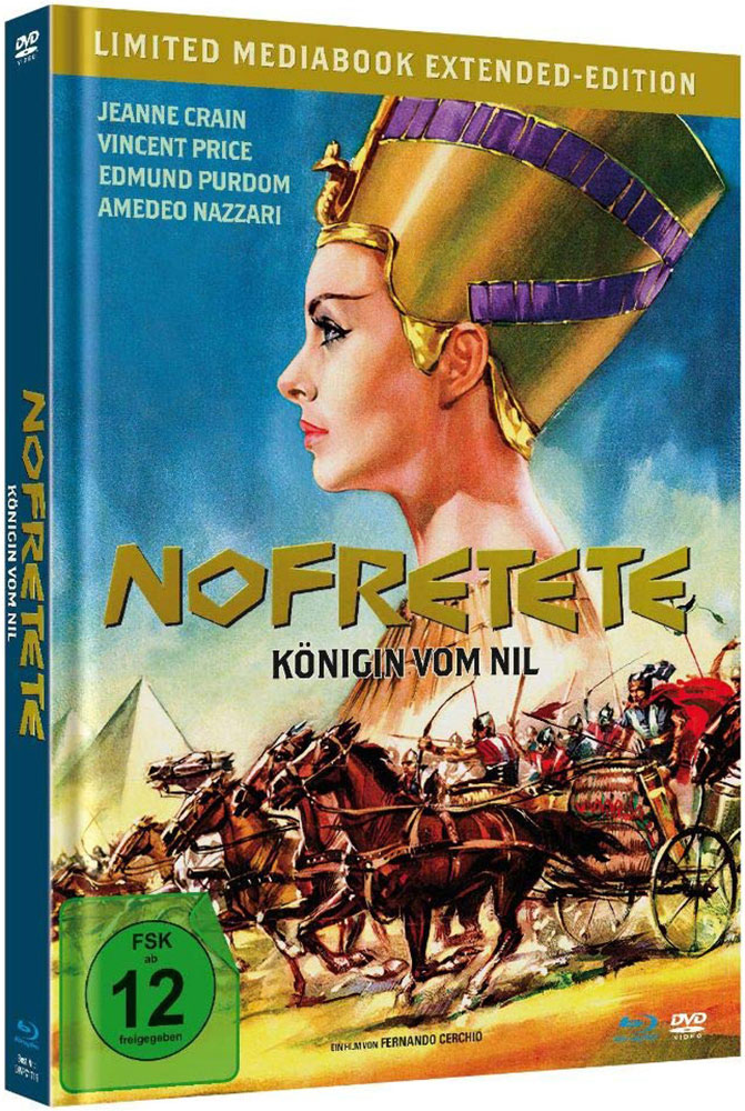NOFRETETE - KÖNIGIN VOM NIL (Blu-Ray+DVD) - Mediabook - Kino- & Langfassung