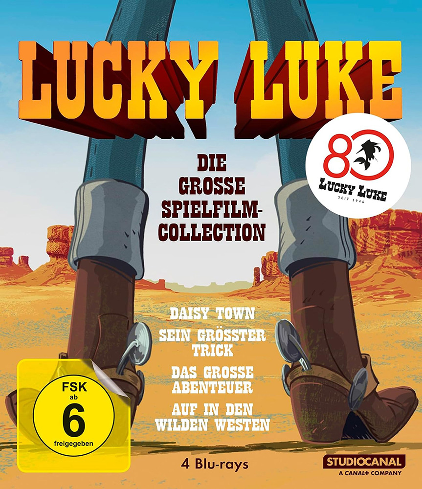 LUCKY LUKE: DIE GROSSE SPIELFILM-COLLECTION (Blu-Ray) (4Discs)