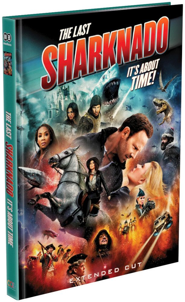 SHARKNADO 6 - THE LAST SHARKNADO - ITS ABOUT TIME (Blu-Ray+DVD) - Mediabook - Extended Cut - Limited 999 Edition